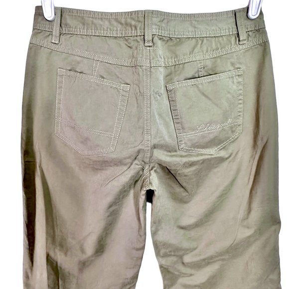 Life Is Good Green Chino Straight Leg Pants Women's 8 - Picture 6 of 10